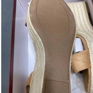 VICKIVICKI Women's Platform Sandals Wedge Ankle Strap Open Toe Sandals Khak new